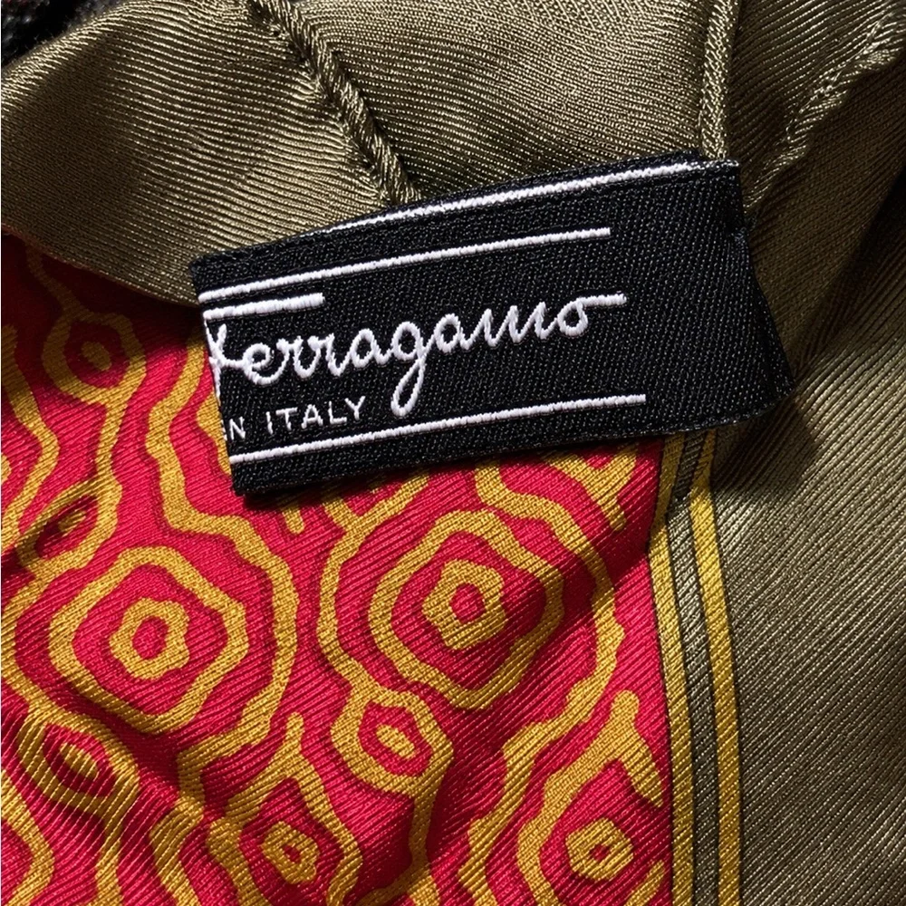 Gianluca Isaia Wool Olive/Charcoal Sportcoat with included Kiton Tie